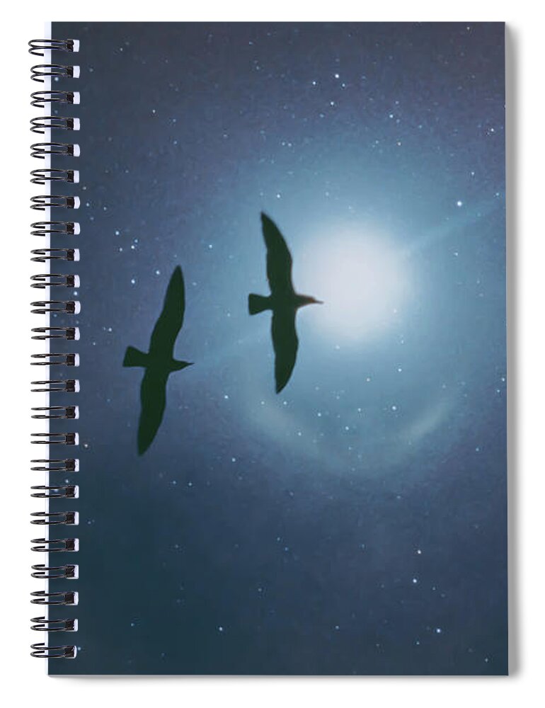 Stars Spiral Notebook featuring the photograph Boundless Flight by Naoki Aiba