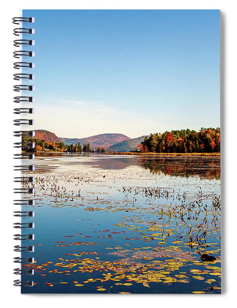 Adirondack Spiral Notebook featuring the photograph Brant Lake Adirondack by Louis Dallara