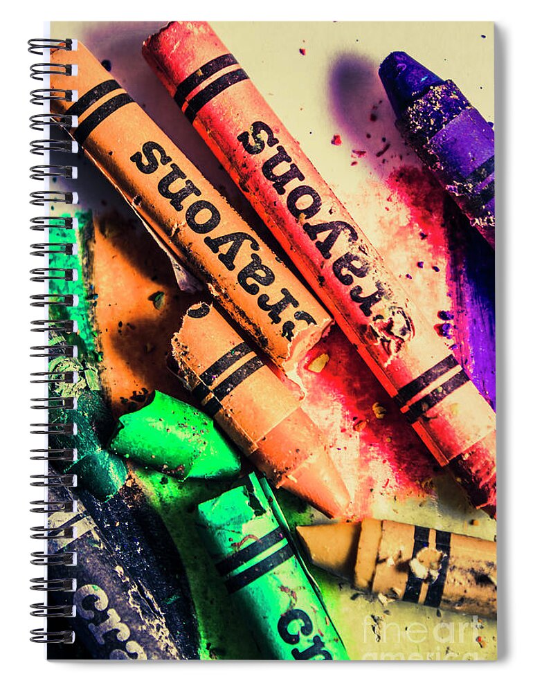 School Spiral Notebook featuring the photograph Breaking the creative spectrum by Jorgo Photography