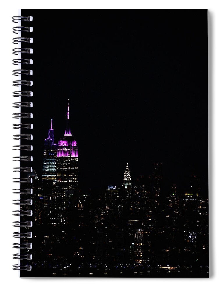 Breast Cancer Awareness Month Spiral Notebook featuring the photograph Breast Cancer Awareness Month by Alina Oswald