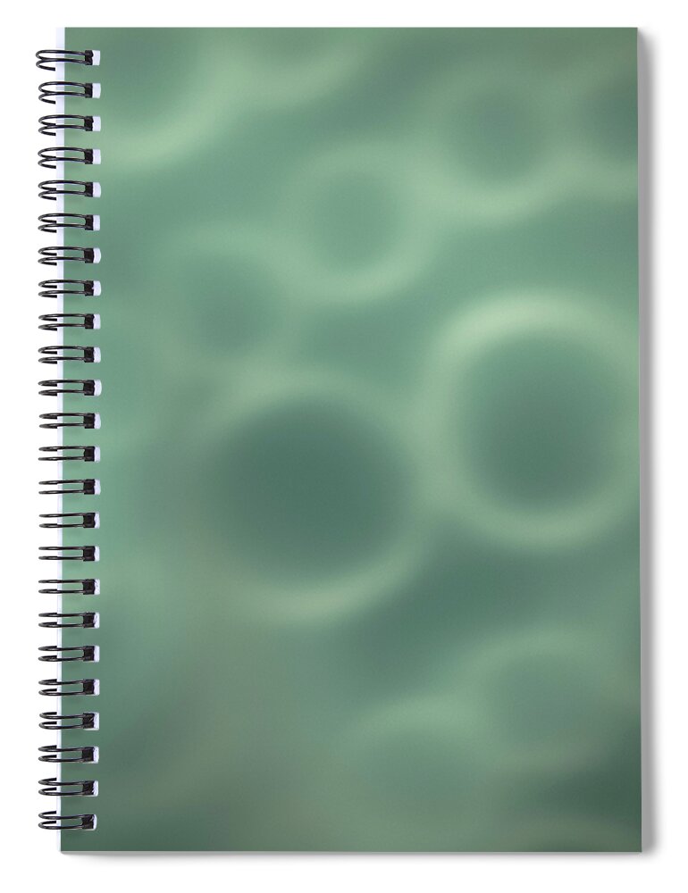 Abstract Spiral Notebook featuring the photograph Breathing Underwater by Christi Kraft