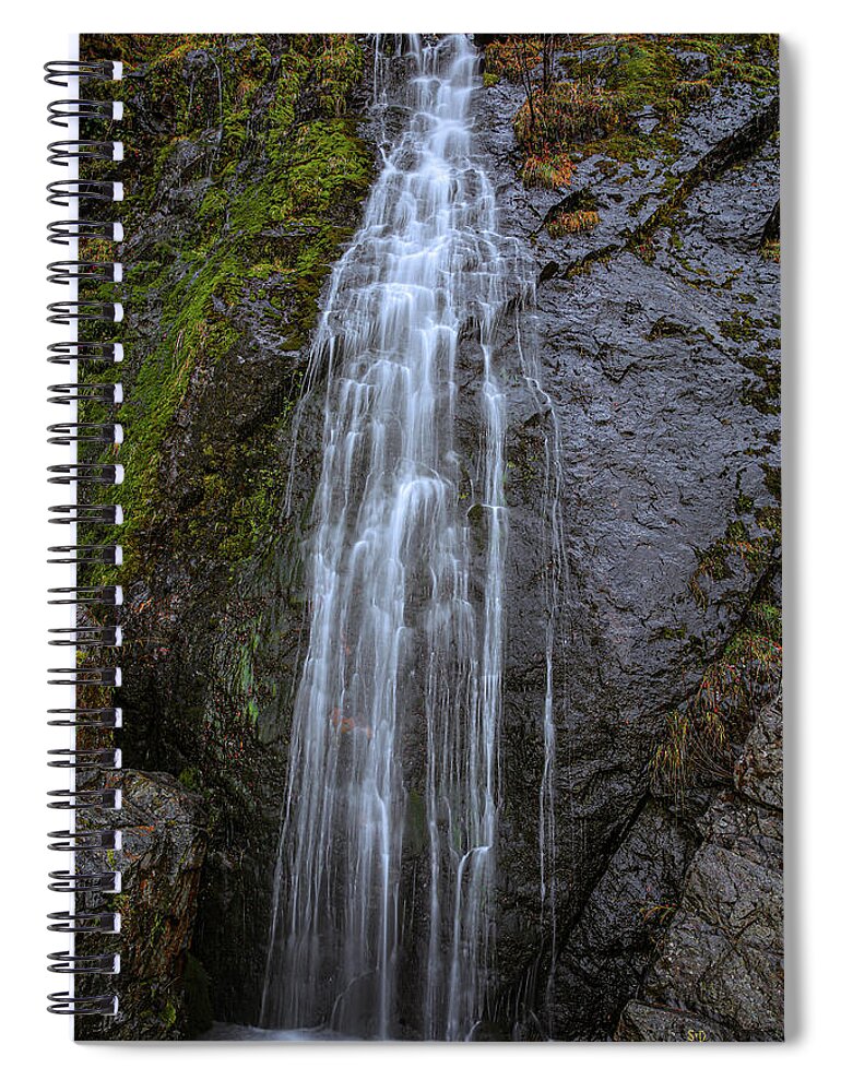 395 Spiral Notebook featuring the photograph Bridal Veil falls by Don Hoekwater Photography