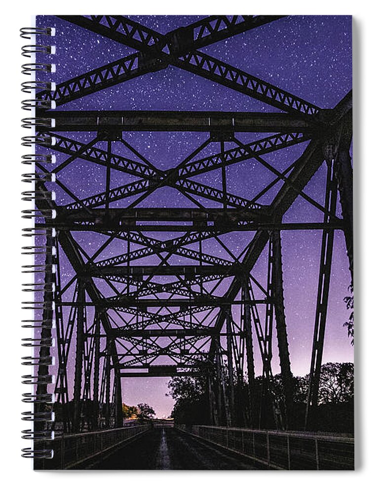 2019 Spiral Notebook featuring the photograph Bridge to Tomorrow by KC Hulsman