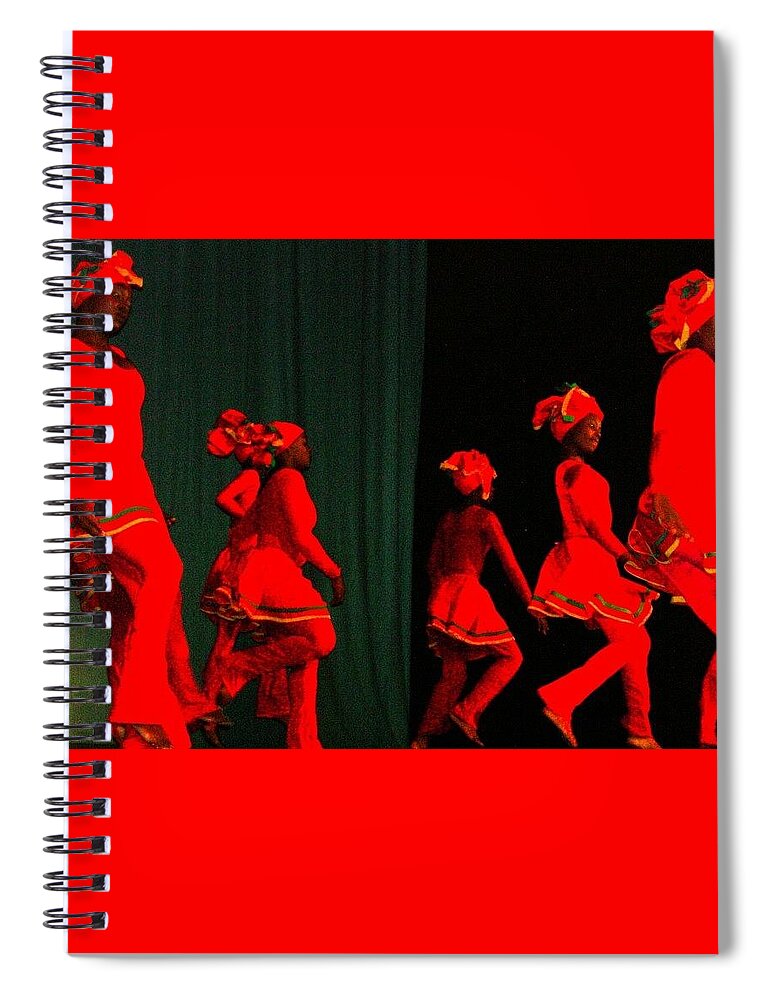  Spiral Notebook featuring the photograph Briganti by Trevor A Smith