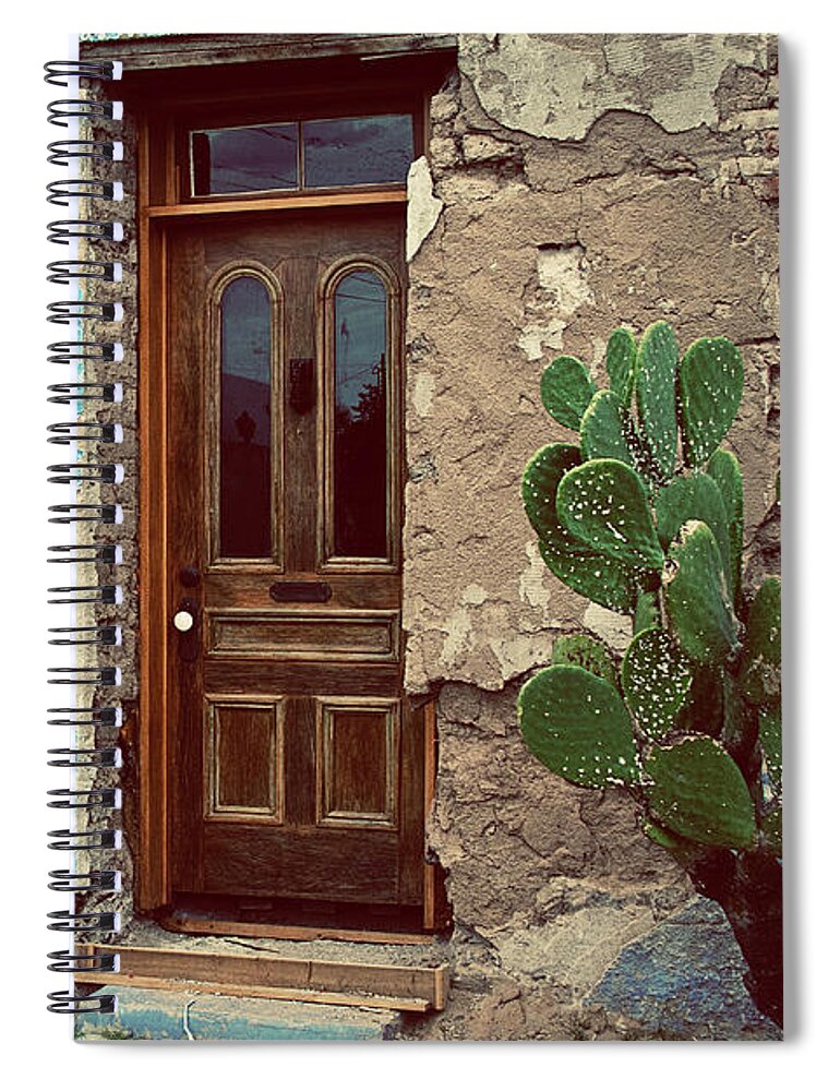 Doors Spiral Notebook featuring the photograph Brown Stone by Carmen Kern