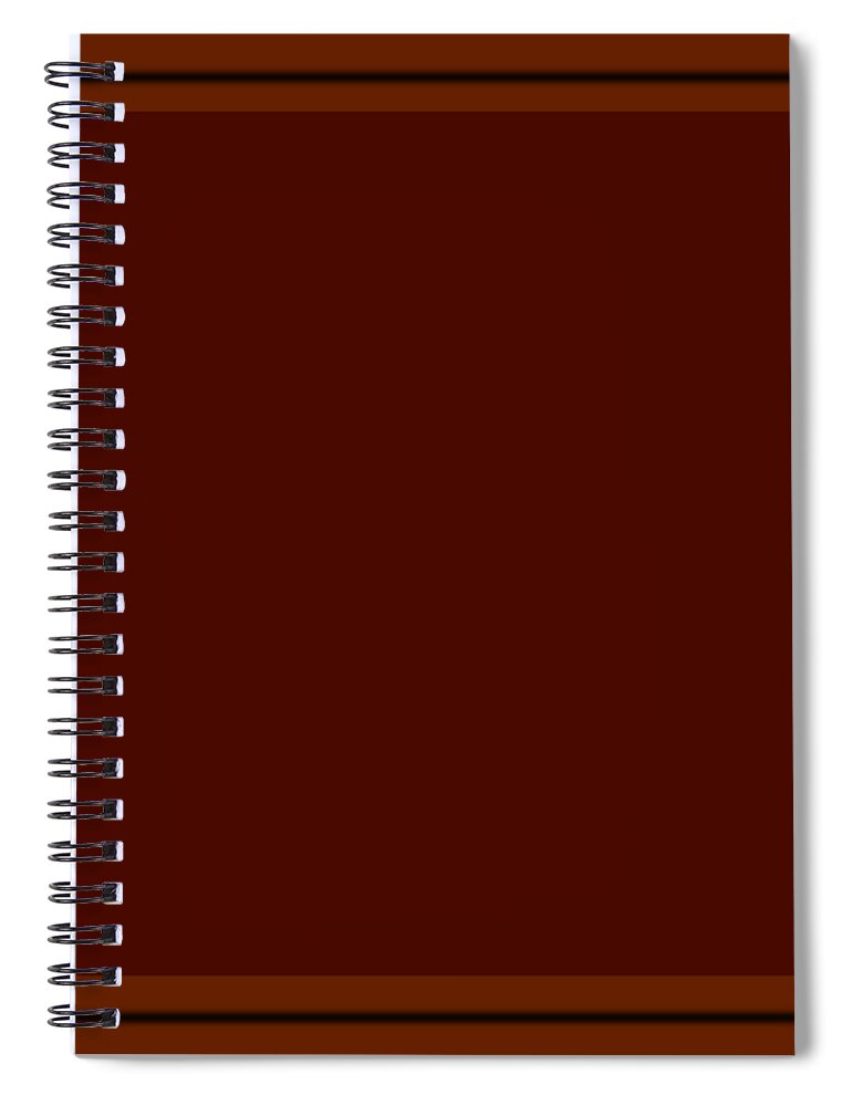 Brown Spiral Notebook featuring the digital art Brown Towel Design by Delynn Addams