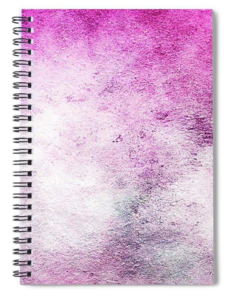 Heart Spiral Notebook featuring the mixed media Bruised Heart by Moira Law