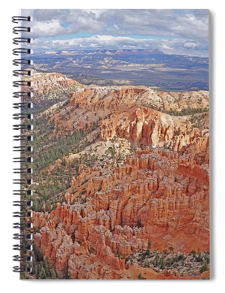Bryce Canyon National Park Spiral Notebook featuring the photograph Bryce Canyon National Park - Panorama by Yvonne Jasinski