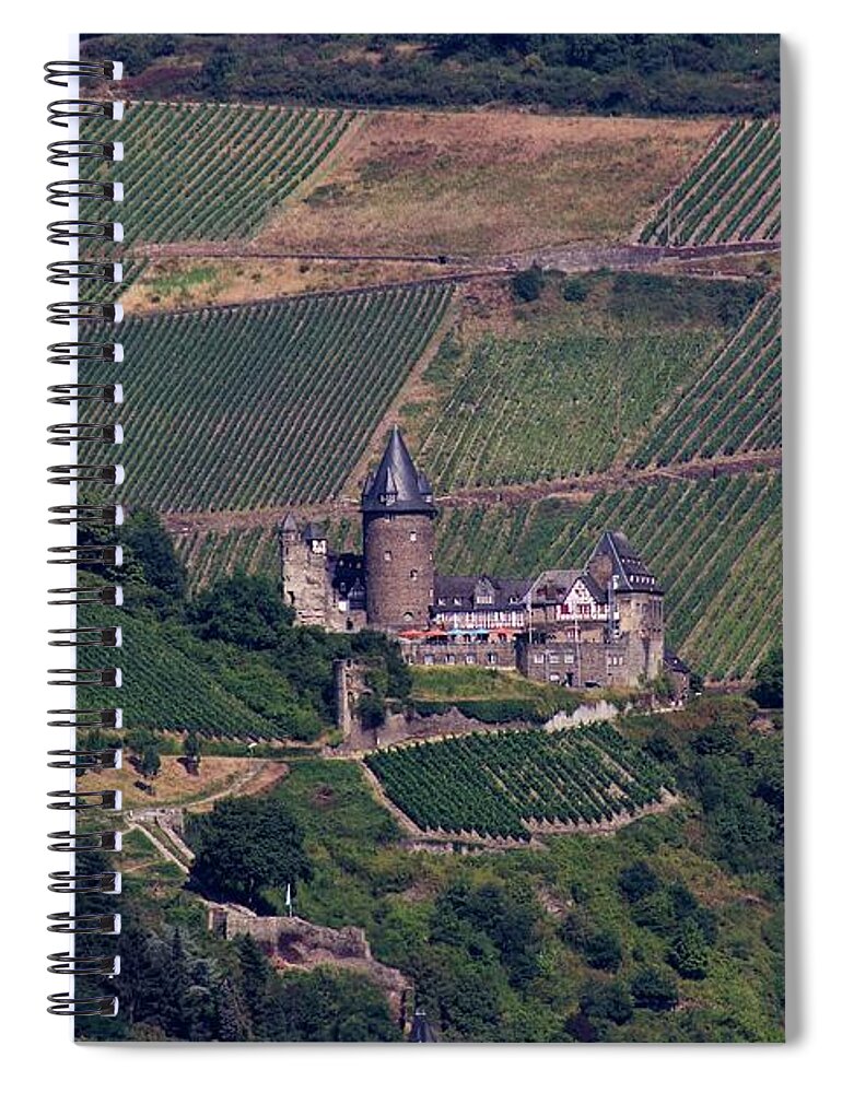 Burg Stahleck Spiral Notebook featuring the photograph Burg Stahleck by Yvonne M Smith