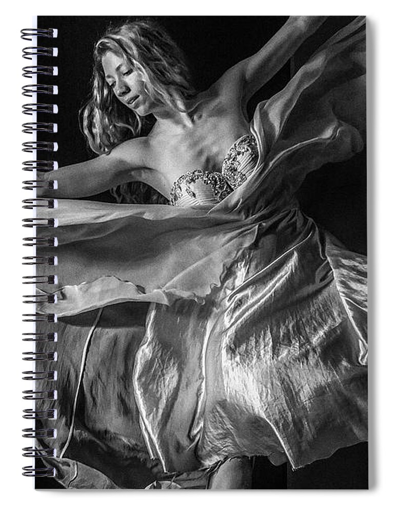 Published Spiral Notebook featuring the photograph Butterfly by Enrique Pelaez