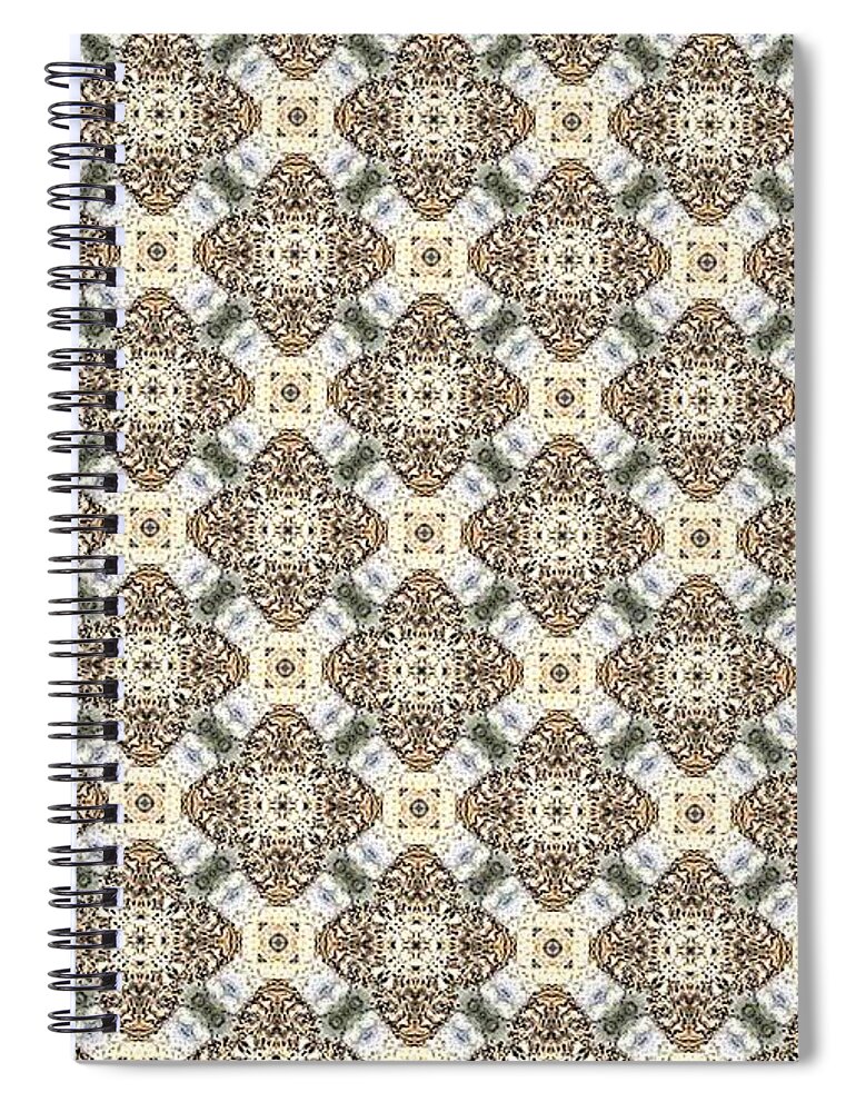  Spiral Notebook featuring the digital art Bvv3-2 by Kari Myres