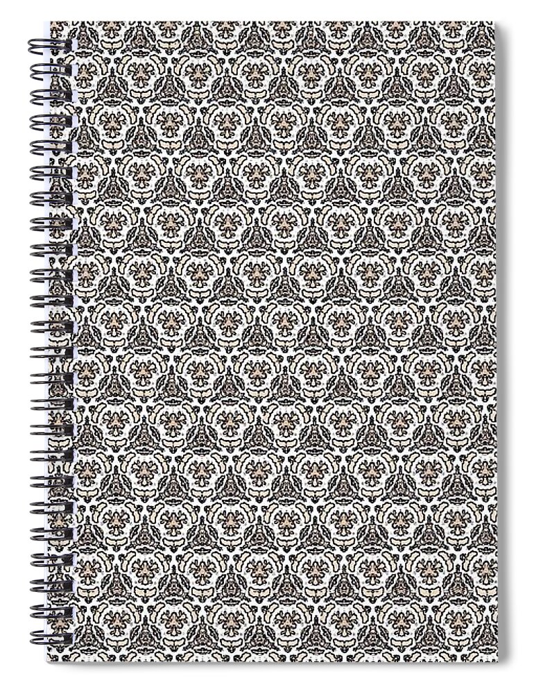  Spiral Notebook featuring the digital art Bvv4-11 by Kari Myres