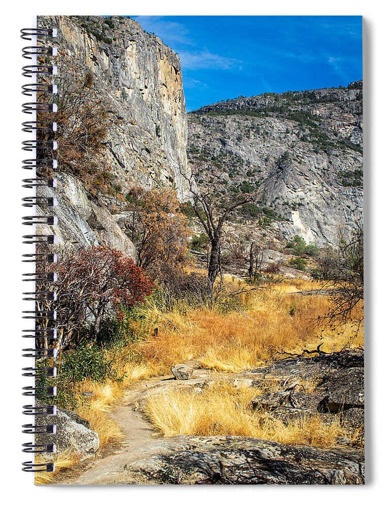 Hiking Spiral Notebook featuring the photograph By The Way by Stephen Sloan