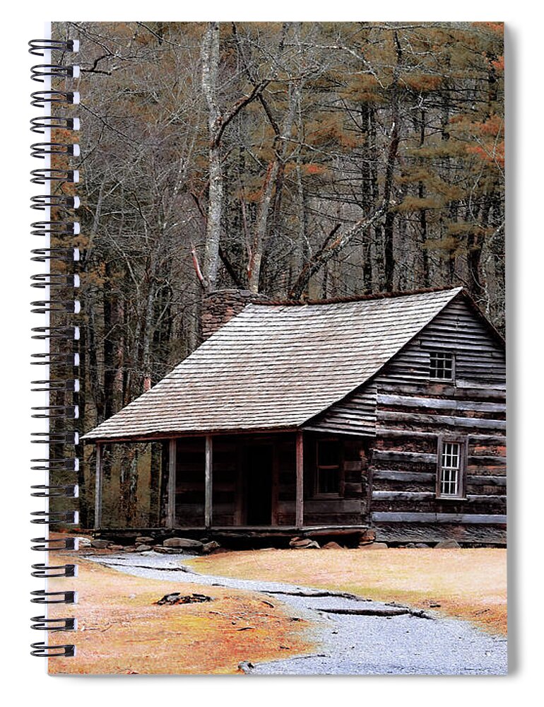 Cabin Spiral Notebook featuring the photograph Cabin Getaway by Rick Nelson