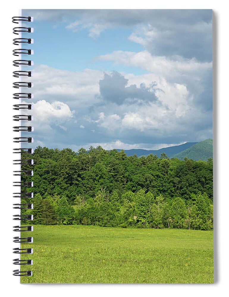 Cades Cove Spiral Notebook featuring the photograph Cades Cove Landscape 12 by Phil Perkins