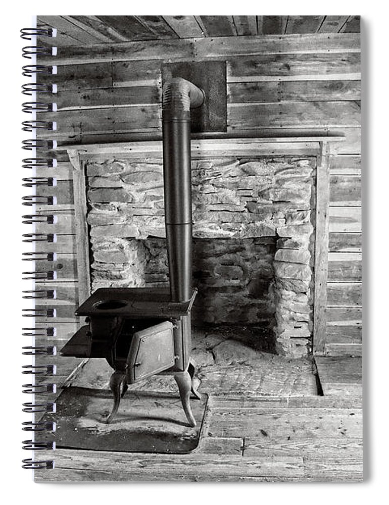 Cades Cove Spiral Notebook featuring the photograph Cades Cove Stove by Phil Perkins
