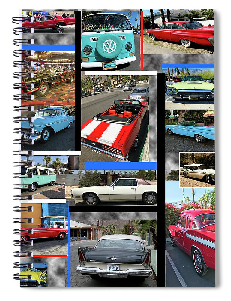 Cars Spiral Notebook featuring the photograph California Automobiles by Matthew Bamberg
