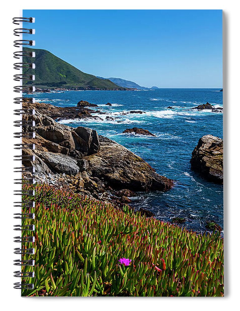 Big Sur Spiral Notebook featuring the photograph California Coast by Rich Cruse