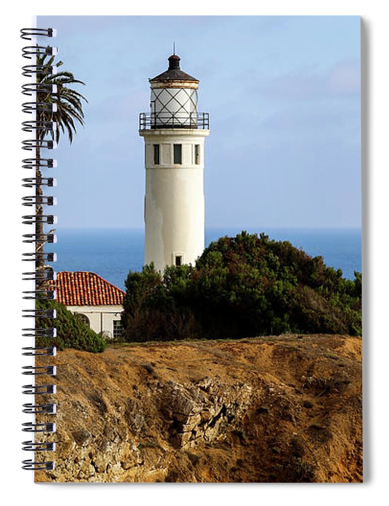 Photography Spiral Notebook featuring the photograph California Lighthouse by Erin Marie Davis