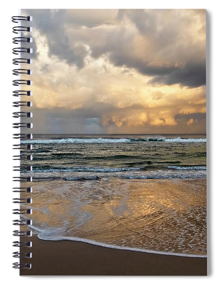 Sea Spiral Notebook featuring the photograph Calm Before the Storm by Catherine Reading