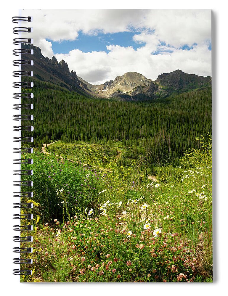Cameron Pass Spiral Notebook featuring the photograph Cameron Pass by Aaron Spong