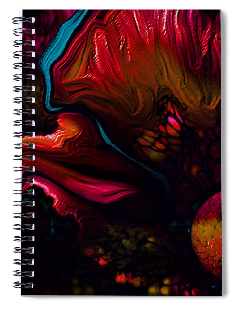 Candyland Spiral Notebook featuring the digital art Candyland 2 by Aldane Wynter