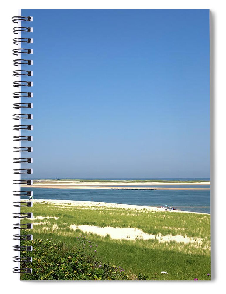Cape Cod Spiral Notebook featuring the photograph Cape Cod Chatham Beach by Flinn Hackett