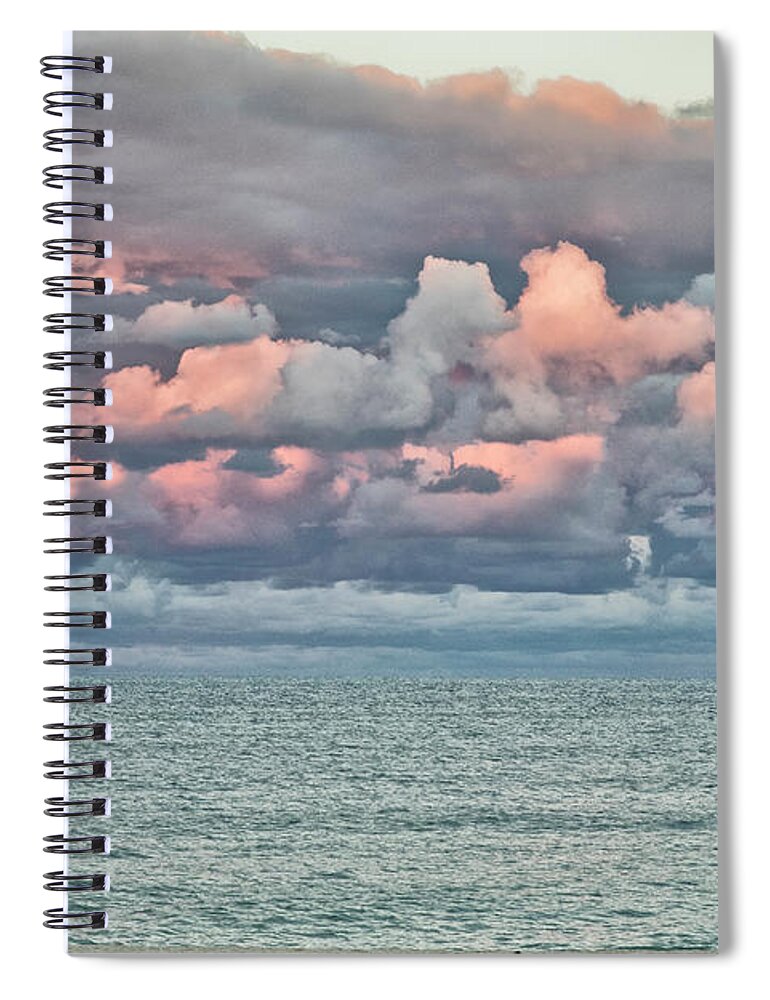 Massachusetts Spiral Notebook featuring the photograph Cape Cod Skies by Tom Kelly