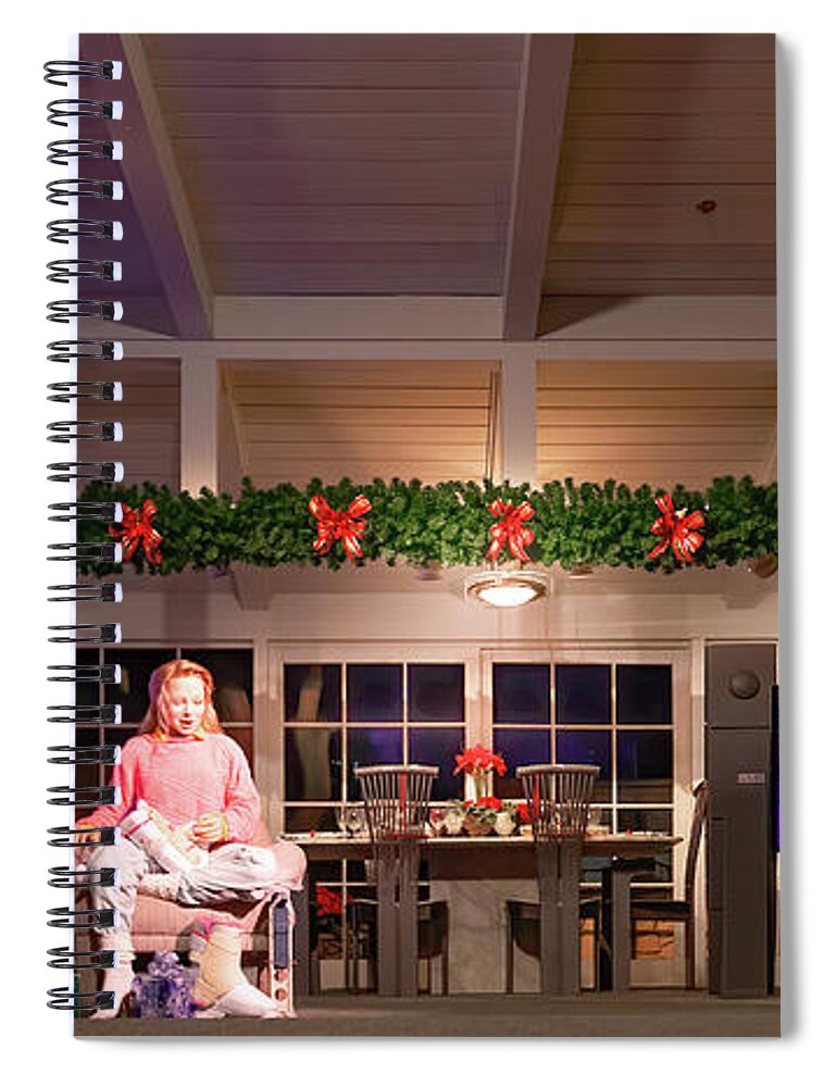 Magic Kingdom Spiral Notebook featuring the photograph Carousel of Progress by Mark Andrew Thomas