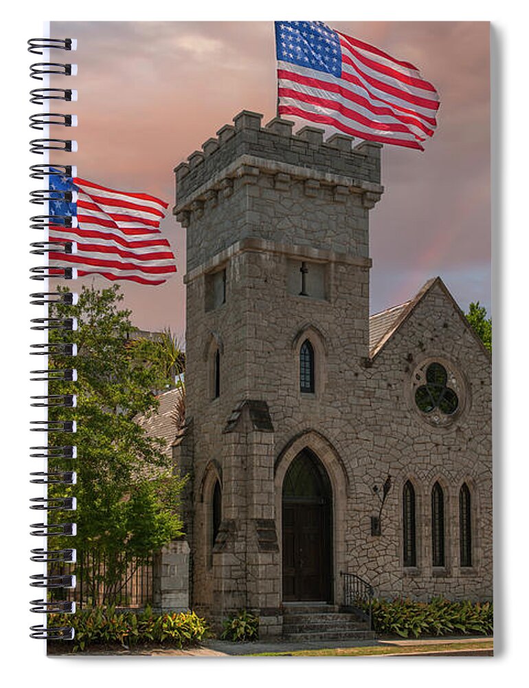 Mugdock Castle Spiral Notebook featuring the photograph Castle by the Sea by Dale Powell