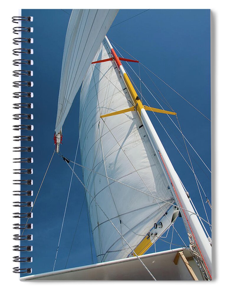 Catamaran Spiral Notebook featuring the photograph Catamaran by Melissa Southern