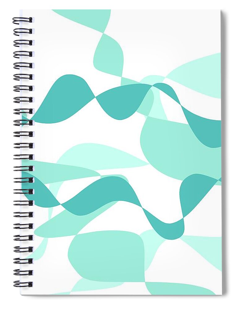 Catching Spiral Notebook featuring the digital art Catching a Breeze by Angie Tirado