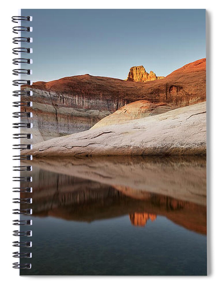 Cathedral Canyon Spiral Notebook featuring the photograph Cathedral Canyon by Peter Boehringer