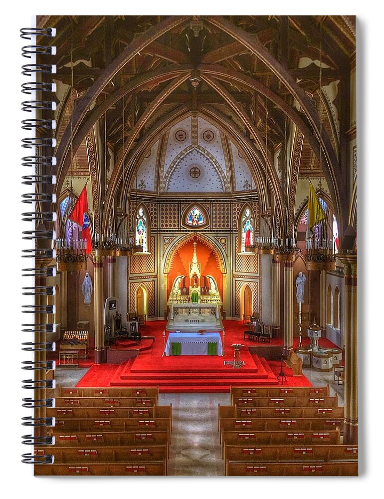Travel Spiral Notebook featuring the photograph Cathedral of Saint Andrew by Michael Dean Shelton