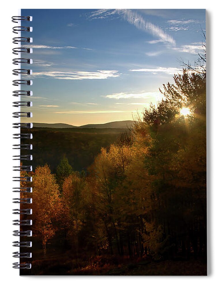 Sunrise Spiral Notebook featuring the photograph Catskill Sunrise by Flinn Hackett