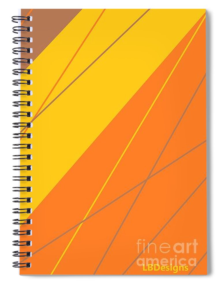 “arts And Design”; Gallery; Images; Ancient; Celebrate; Leaves; “pumpkins And Pottery”; “modern Minimalism”; “abstract And Still Life”; Autumn Spiral Notebook featuring the digital art Celebrate Autumn by LBDesigns