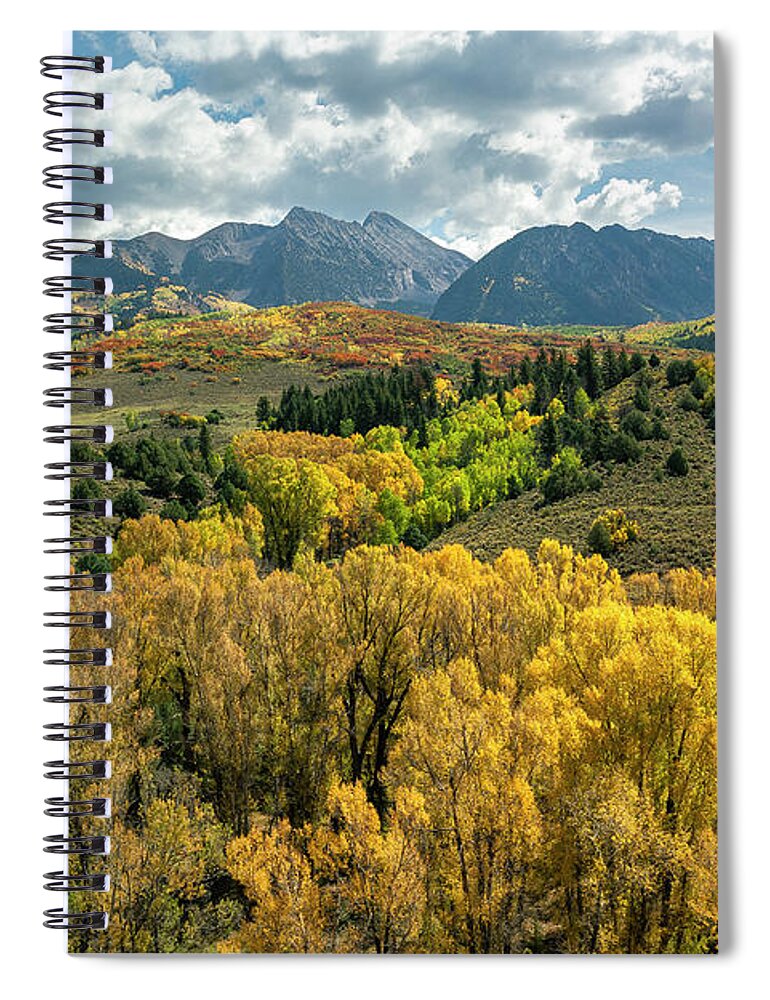 Colorado Spiral Notebook featuring the photograph Chair Mountain Autumn by Aaron Spong