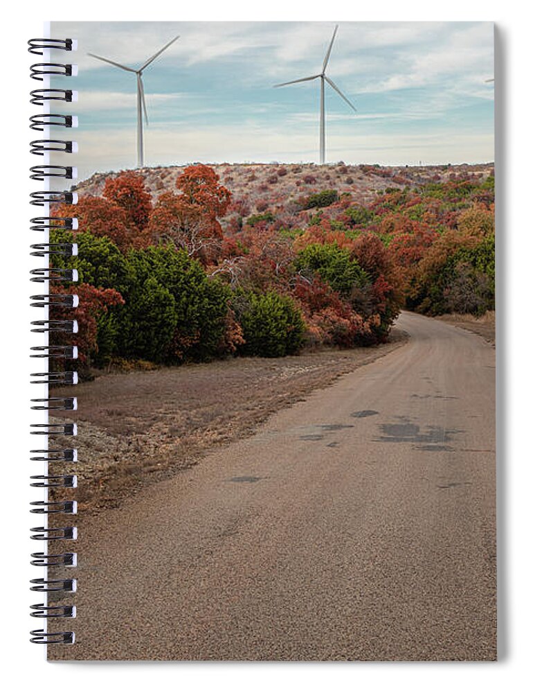 Fall Spiral Notebook featuring the photograph Changing of the Seasons by Steve Templeton