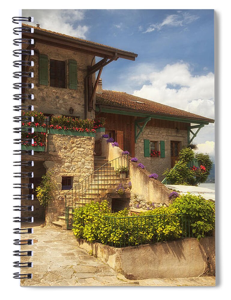 Architecture Spiral Notebook featuring the photograph Chapeaux a Gogo by RicharD Murphy