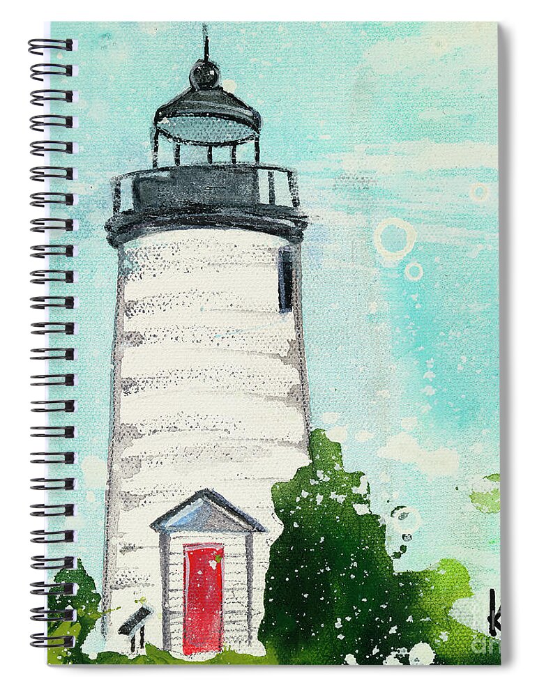 Chappy Spiral Notebook featuring the painting Chappy Happy by Kasha Ritter