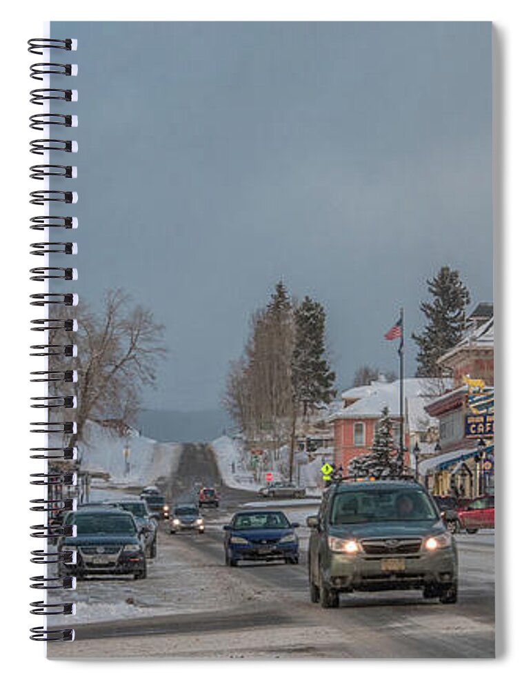 Colorado Spiral Notebook featuring the photograph Charming Leadville, Colorado by Marcy Wielfaert