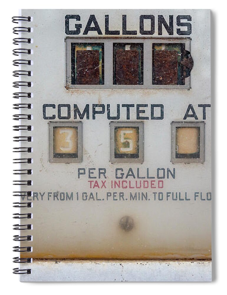 Gas Station Spiral Notebook featuring the photograph Cheap Gas by Jim West