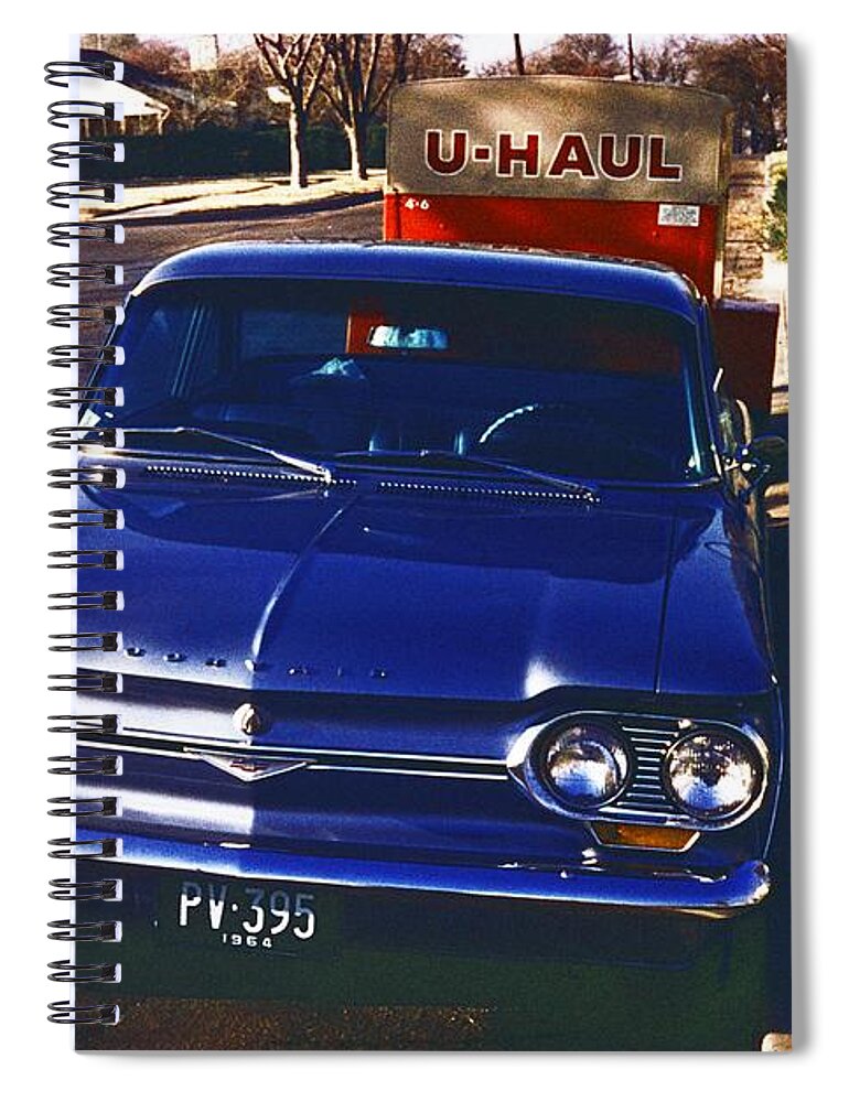 Chevrolet Spiral Notebook featuring the photograph Chevrolet Corvair by Oleg Konin