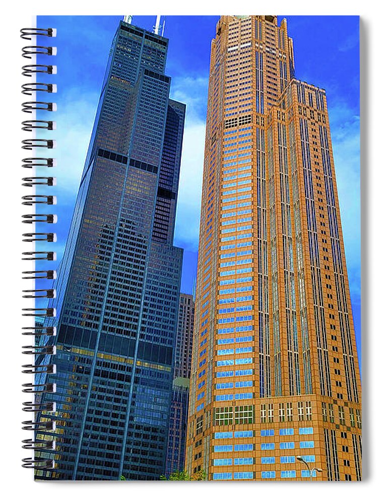 Chicago Spiral Notebook featuring the photograph Chicago 33 by CHAZ Daugherty