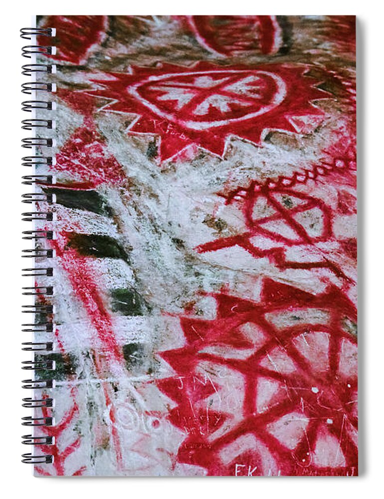 Chumash Painted Cave State Historic Park Spiral Notebook featuring the photograph Chumash Painted Cave State Historic Park by Kyle Hanson