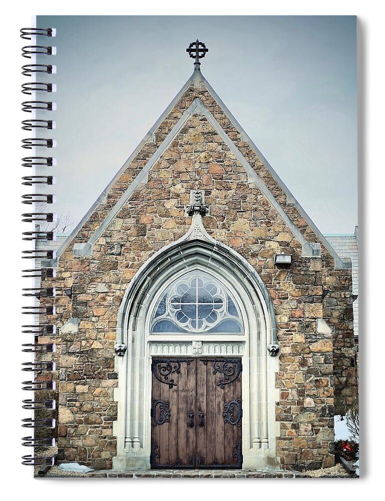 Church Spiral Notebook featuring the photograph Church 1 by Carol Jorgensen