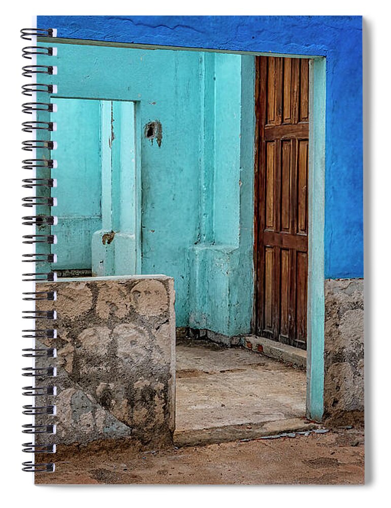 Havana Cuba Spiral Notebook featuring the photograph Cienfuegos Train Station by Tom Singleton