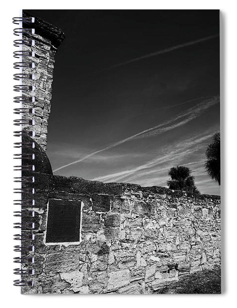 Gate Spiral Notebook featuring the photograph City Gate by George Taylor