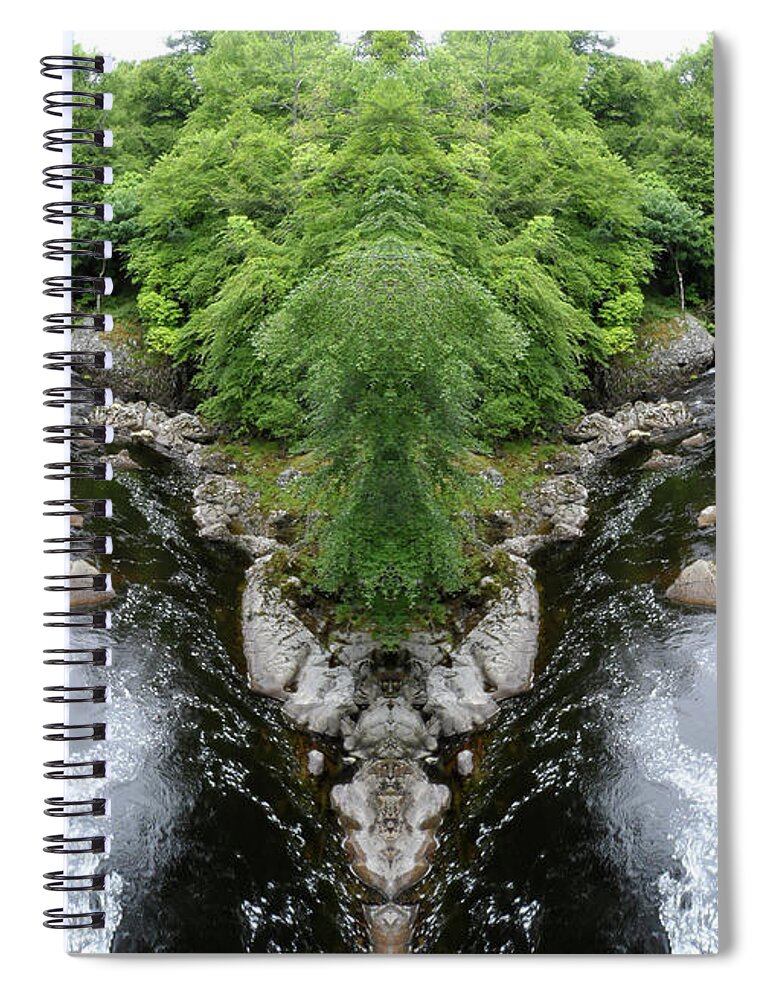 Deeside Spiral Notebook featuring the photograph Claigeann by PJ Kirk