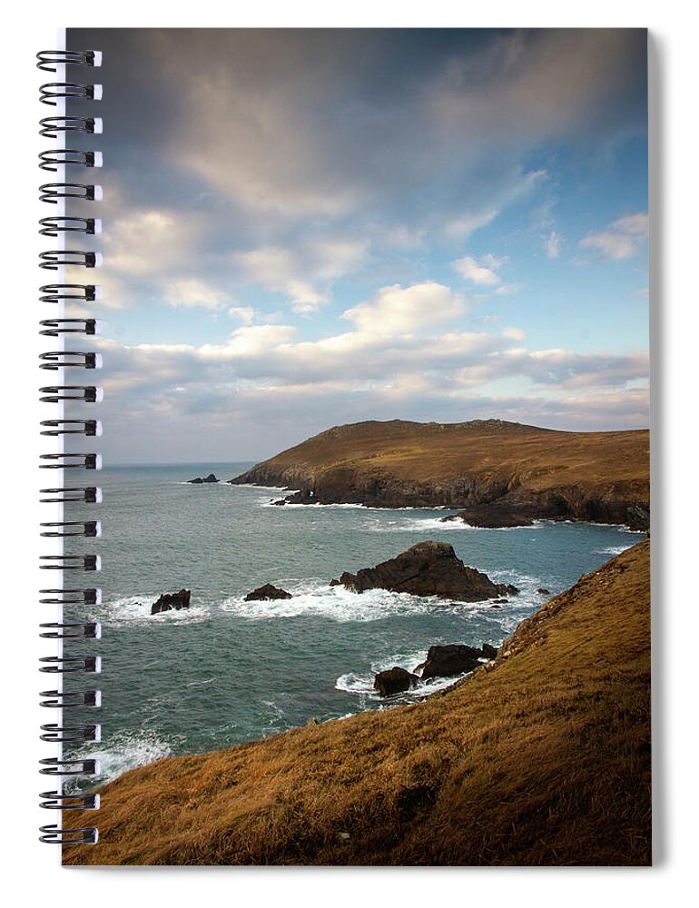 Coast Spiral Notebook featuring the photograph Cloghe Head by Mark Callanan